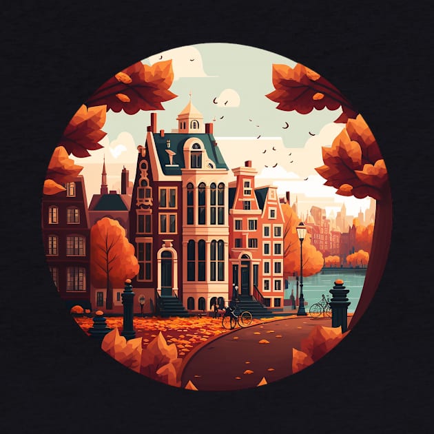 Amsterdam in the Autumn by UnrealArtDude